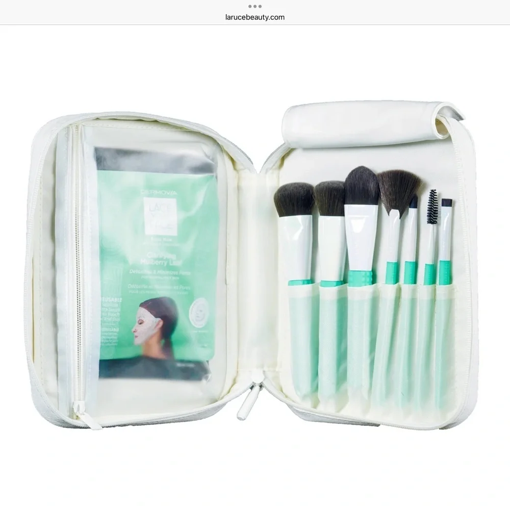 Laruce X Dermovia ESSENTIAL FACIAL BRUSH SET